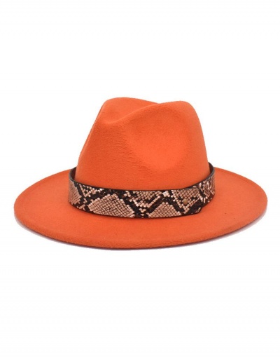 Replica European And American Style Serpentine Fedora Hat #799491 $12.29 USD for Wholesale