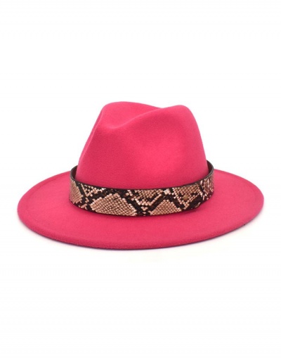 Replica European And American Style Serpentine Fedora Hat #799491 $12.29 USD for Wholesale