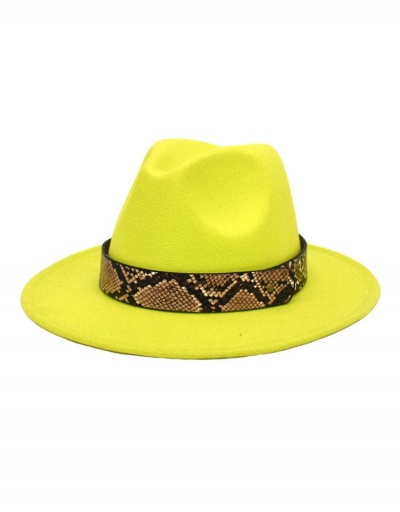 Replica European And American Style Serpentine Fedora Hat #799491 $12.29 USD for Wholesale