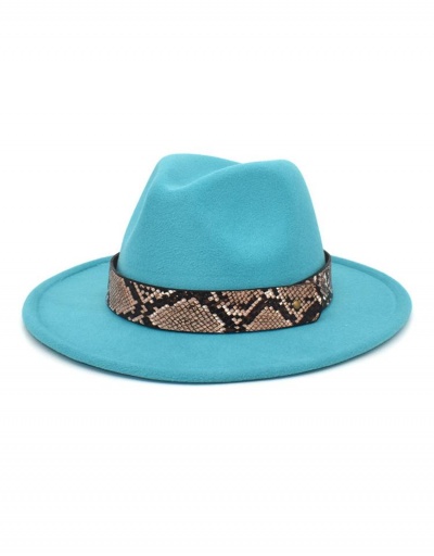 Replica European And American Style Serpentine Fedora Hat #799491 $12.29 USD for Wholesale