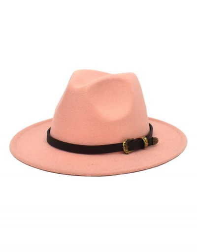 Fall Winter Solid Hot Sell Woolen Fedora Hat #799493 $12.12 USD, Wholesale Fashion Hats