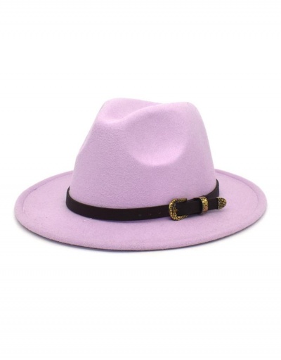 Replica Fall Winter Solid Hot Sell Woolen Fedora Hat #799493 $12.12 USD for Wholesale