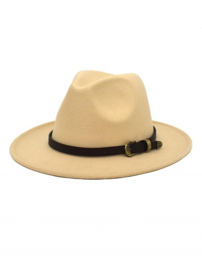 Replica Fall Winter Solid Hot Sell Woolen Fedora Hat #799493 $12.12 USD for Wholesale