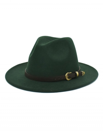 Replica Gentle Solid Color Unisex Wide Brim Cap #799495 $11.65 USD for Wholesale