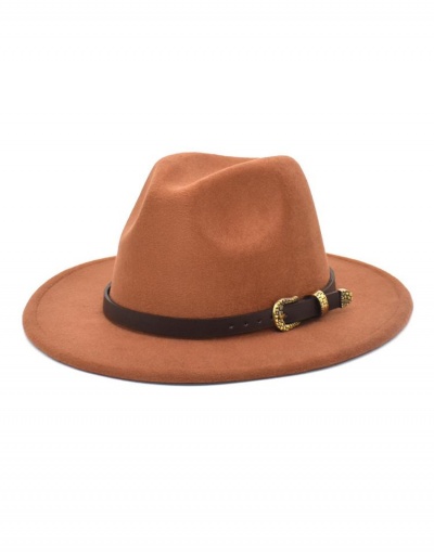 Replica Gentle Solid Color Unisex Wide Brim Cap #799495 $11.65 USD for Wholesale