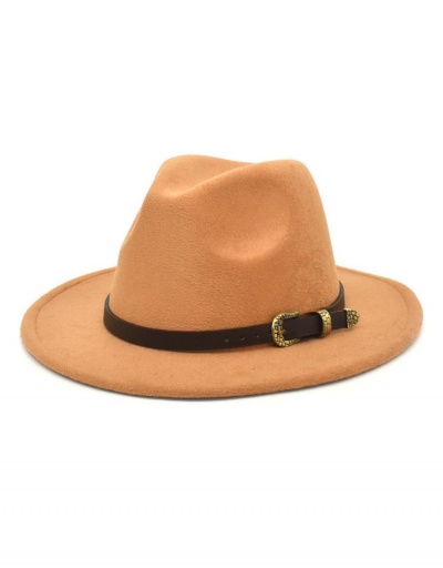 Replica Gentle Solid Color Unisex Wide Brim Cap #799495 $11.65 USD for Wholesale