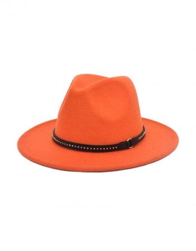 British Style Solid Trendy Fedora Hat #799505 $11.65 USD, Wholesale Fashion Hats