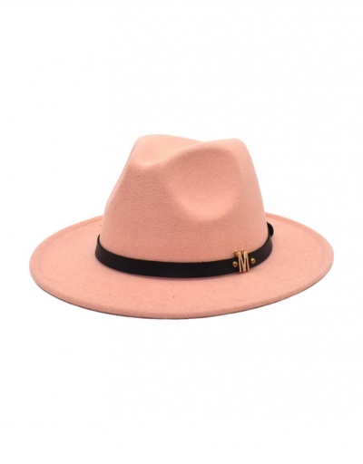 Replica Gentle Solid Wide Brim Jazz Hat #799507 $10.85 USD for Wholesale