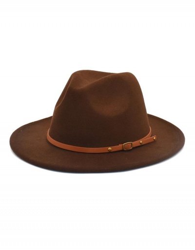 Replica Simple Solid Easy Match Perform Fedora Hat #799512 $11.72 USD for Wholesale