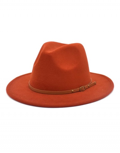 Replica Simple Solid Easy Match Perform Fedora Hat #799512 $11.72 USD for Wholesale