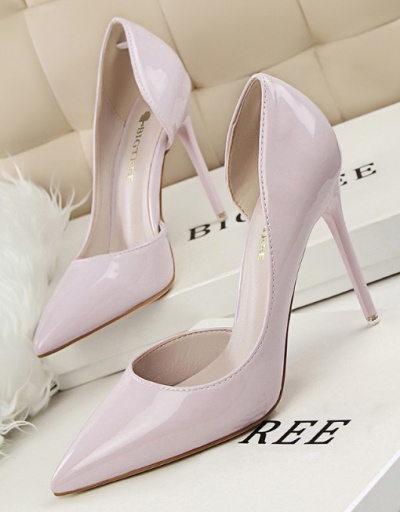 Replica OL Style Solid Pointed Women Stiletto #799515 $29.27 USD for Wholesale