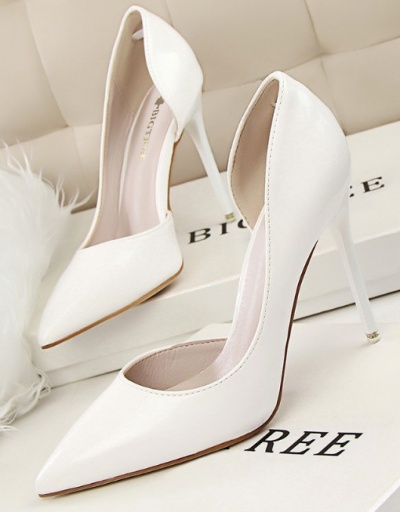 Replica OL Style Solid Pointed Women Stiletto #799515 $29.27 USD for Wholesale