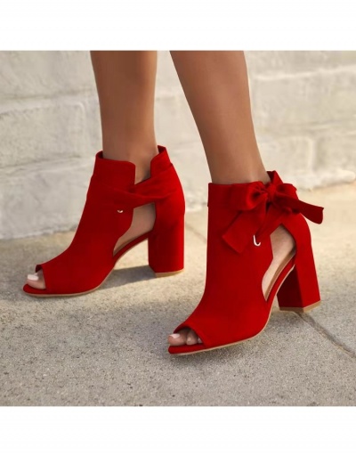 Replica Fashion Ankle Strap Heels Chunky Heel Shoes  #799519 $25.19 USD for Wholesale