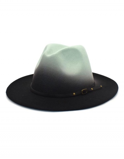 New European Style Gradient Color Fedora Hat #799520 $12.69 USD, Wholesale Fashion Hats