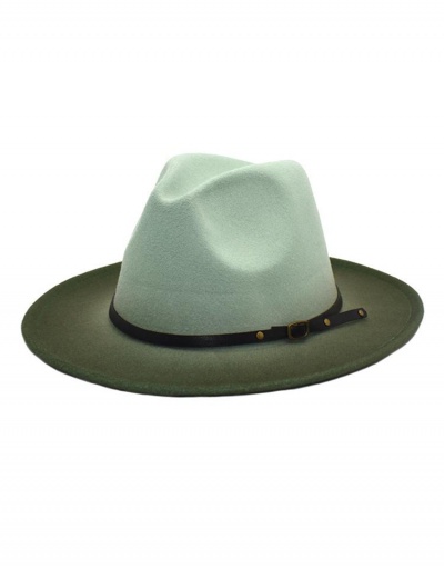 Replica New European Style Gradient Color Fedora Hat #799520 $12.69 USD for Wholesale