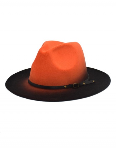 Replica New European Style Gradient Color Fedora Hat #799520 $12.69 USD for Wholesale