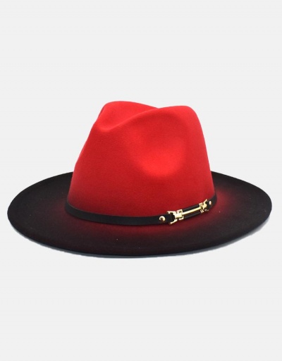 Trendy Gradient Color Popular Unisex Fedora Hat #799526 $13.18 USD, Wholesale Fashion Hats