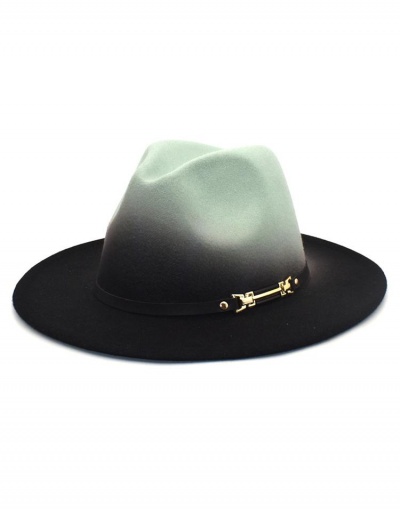 Replica Trendy Gradient Color Popular Unisex Fedora Hat #799526 $13.18 USD for Wholesale