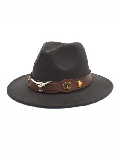 Replica Winter Solid Woolen Felt Unisex Fedora Hat #799535 $13.18 USD for Wholesale