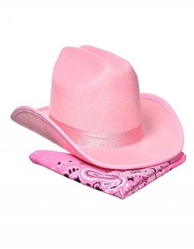 Replica Sweet Pink Ribbon Western Cowboy Hat #799537 $10.23 USD for Wholesale