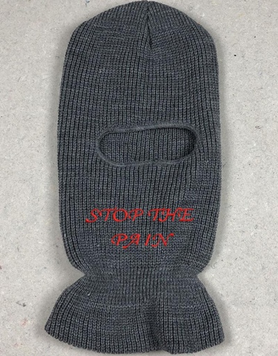 Replica Letter Single Hole Ski Mask For Unisex #799549 $12.68 USD for Wholesale