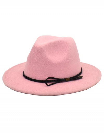 Replica Plain Big Brim All-Match Fedora Hat #799554 $10.85 USD for Wholesale