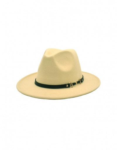 Replica Popular Solid Easy Match Fedora Hat For Winter #799558 $10.85 USD for Wholesale