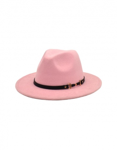 Replica Popular Solid Easy Match Fedora Hat For Winter #799558 $10.85 USD for Wholesale