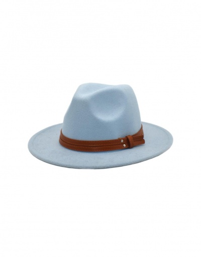 Replica Adorable Plain Wide Brim Hat For Unisex #799562 $11.10 USD for Wholesale