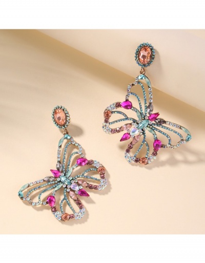 Replica  Fashion Style Butterfly Shape Earrings #799566 $11.83 USD for Wholesale