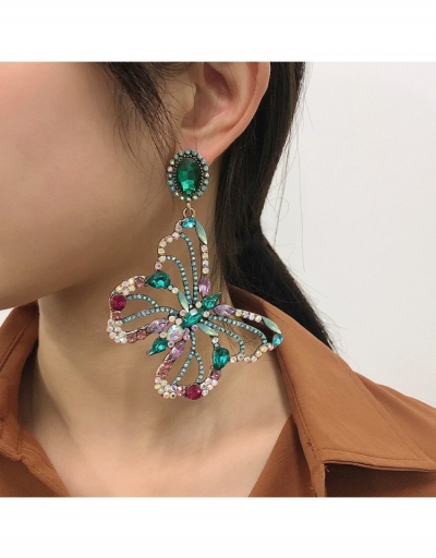 Replica  Fashion Style Butterfly Shape Earrings #799566 $11.83 USD for Wholesale