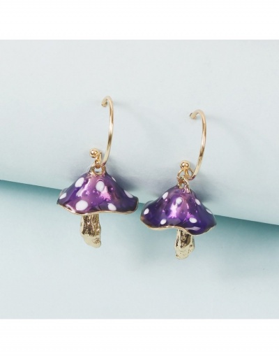 Replica  Cute Mushroom Shape Earrings For Women #799577 $5.62 USD for Wholesale