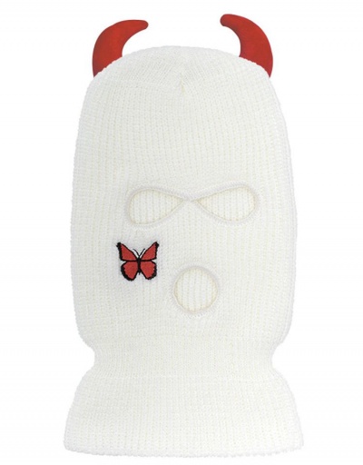 Replica Funny Horns Butterfly Knitted Ski Mask #799581 $13.52 USD for Wholesale