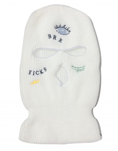 Replica Cute Embroidery Eye Letter Bandit Mask #799585 $12.90 USD for Wholesale