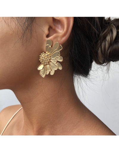 Fashion Flower Pure Color Earrings For Ladies #799592 $6.38 USD, Wholesale Fashion Earrings