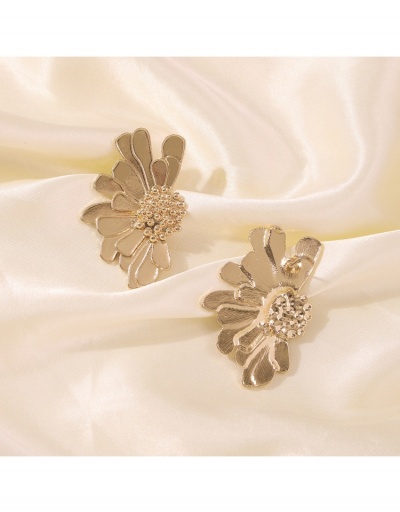 Replica Fashion Flower Pure Color Earrings For Ladies #799592 $6.38 USD for Wholesale