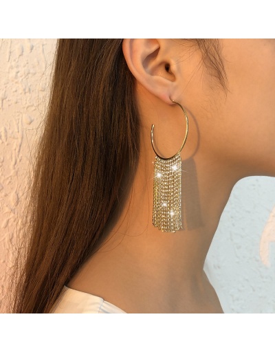 Replica  Tassels Rhinestone Earrings For Women #799603 $8.13 USD for Wholesale