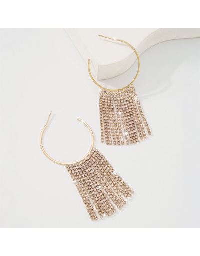 Replica  Tassels Rhinestone Earrings For Women #799603 $8.13 USD for Wholesale