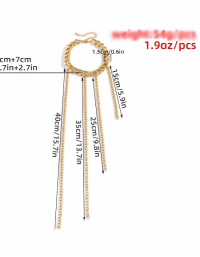 Replica  Fashion Sweet Cool Style Long Necklace For Women #799612 $6.94 USD for Wholesale