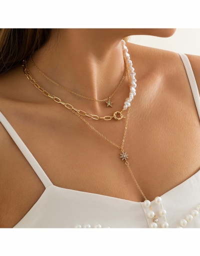 Replica Stylish Simple Pendant Necklaces For Women #799618 $7.90 USD for Wholesale