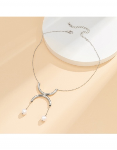 Replica Stylish Simple Pendant Necklaces For Women #799621 $6.83 USD for Wholesale