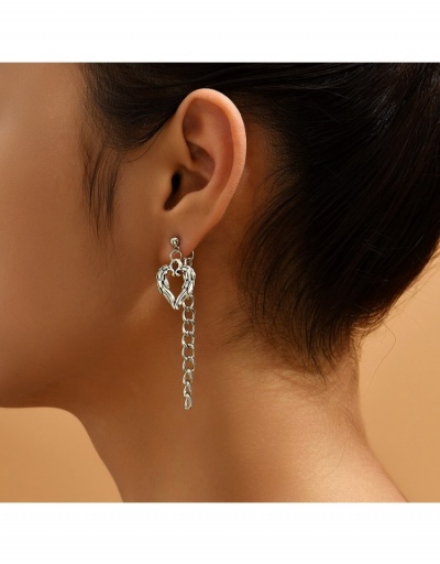  Fashion Pure Color Metal Chain Earrings #799622 $5.38 USD, Wholesale Fashion Earrings