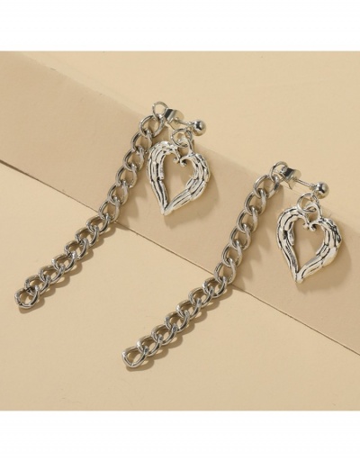 Replica  Fashion Pure Color Metal Chain Earrings #799622 $5.38 USD for Wholesale