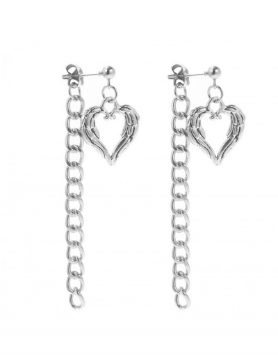 Replica  Fashion Pure Color Metal Chain Earrings #799622 $5.38 USD for Wholesale