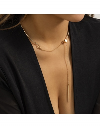 Replica Stylish Simple Versatile Necklaces For Women #799623 $6.78 USD for Wholesale