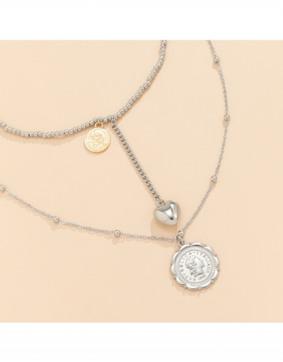 Replica Stylish Simple Pendant Necklaces For Women #799628 $7.24 USD for Wholesale