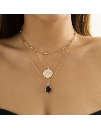 Replica Stylish Simple Pendant Necklaces For Women #799630 $6.48 USD for Wholesale