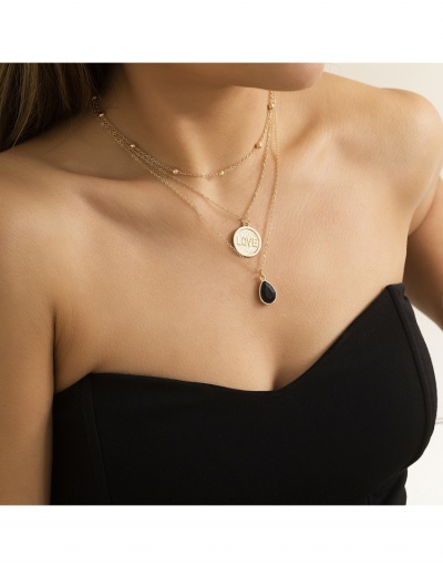 Replica Stylish Simple Pendant Necklaces For Women #799630 $6.48 USD for Wholesale