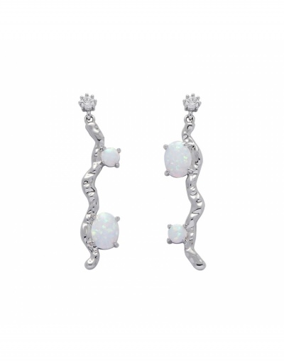 Replica Fashion Versatile Pure Color Women's Earrings #799631 $22.99 USD for Wholesale