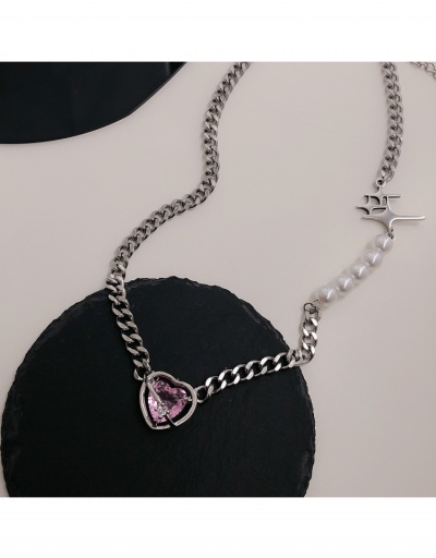  Fashion Rhinestone Faux Pearl Patchwork Necklace #799632 $7.25 USD, Wholesale Fashion Necklaces